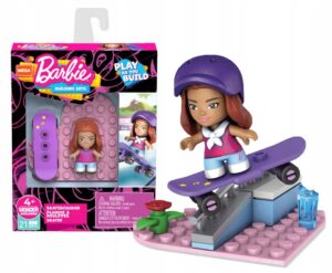 Klocki Barbie Mega Bloks Skaterka GWR24