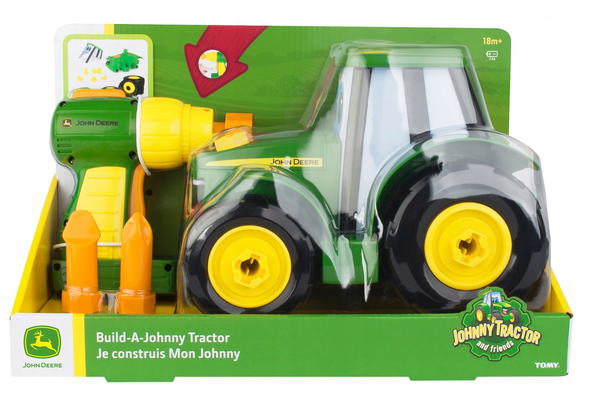 Traktor John Deere TOMY Johnny do Skręcania Wiertarka 20b90ea727397759c1faf654d51afc1a