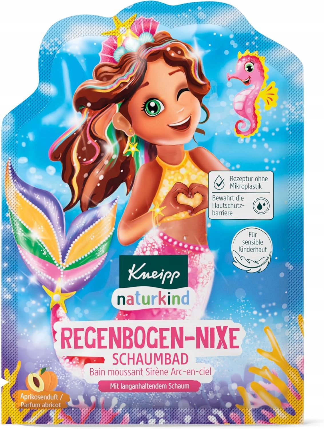 Płyn do kąpieli Syrenka Zapach Morela Barwi wodę Bąbelki Kneipp Naturkind a0410d56dc7b7679de1560880beb9c5c