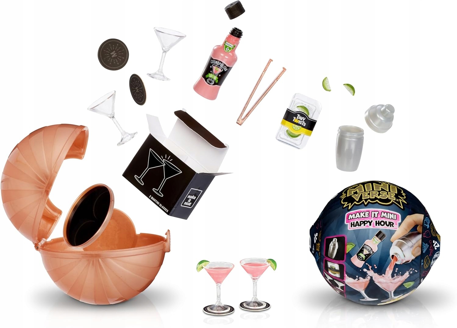MGA Miniverse Happy Hour Kula Niespodzianka Mini Drinki Żywica DIY 18+ 0b33029df44be1f515f0e9fe2d5d20ee