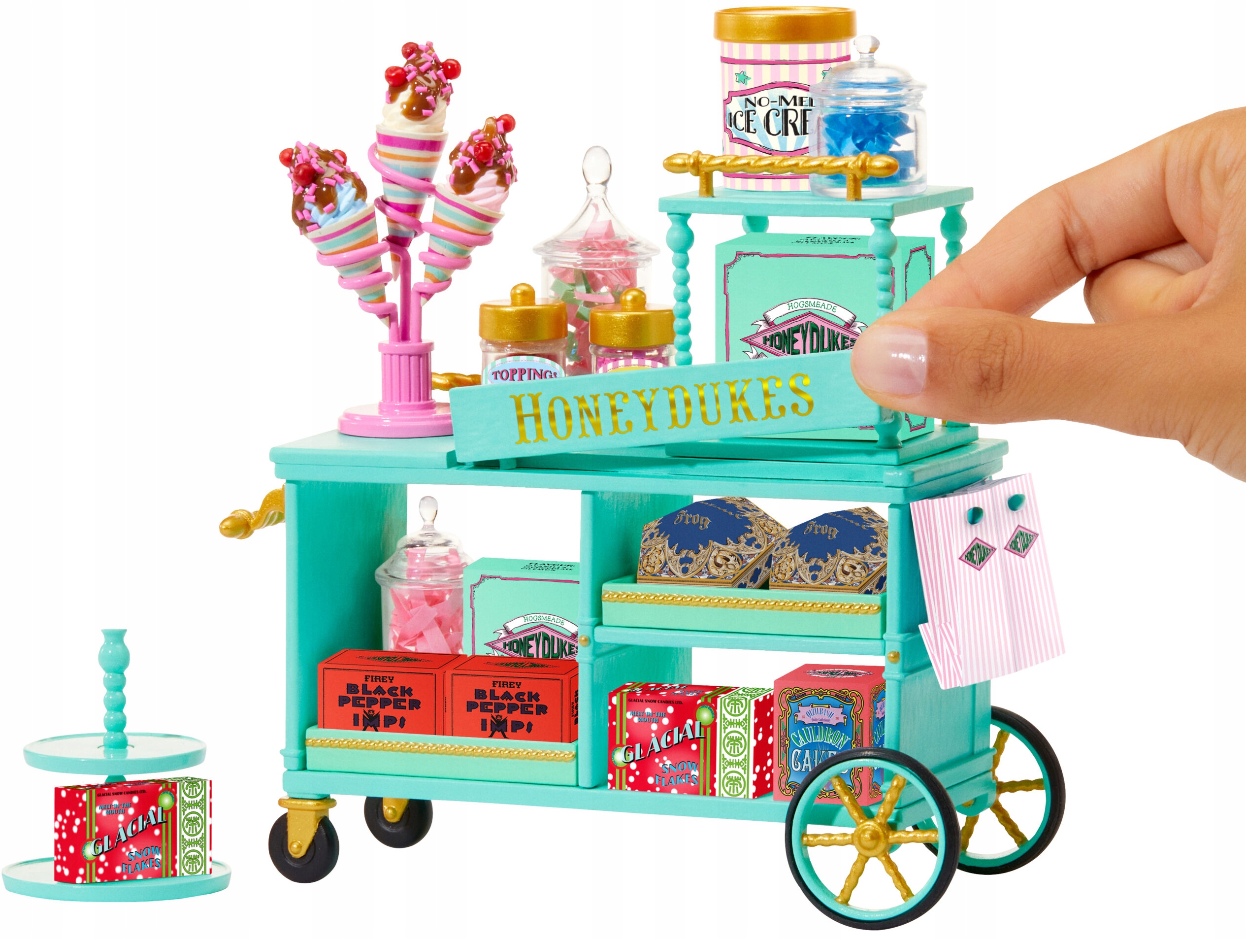 Miniverse Harry Potter Wózek Miodowe Królestwo Honeydukes Zestaw MGA 523734 c028d1cd1ca9ff0a09cbd0da4dda9564