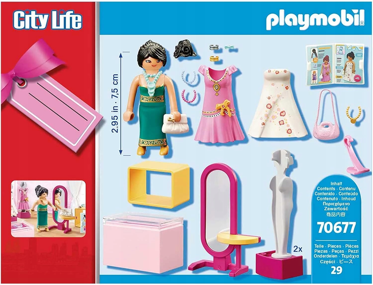 PLAYMOBIL City Life 70677 Stylowy Butik Zestaw Upominkowy 11393b6fd88a7dbbe809317c5d74a3a7