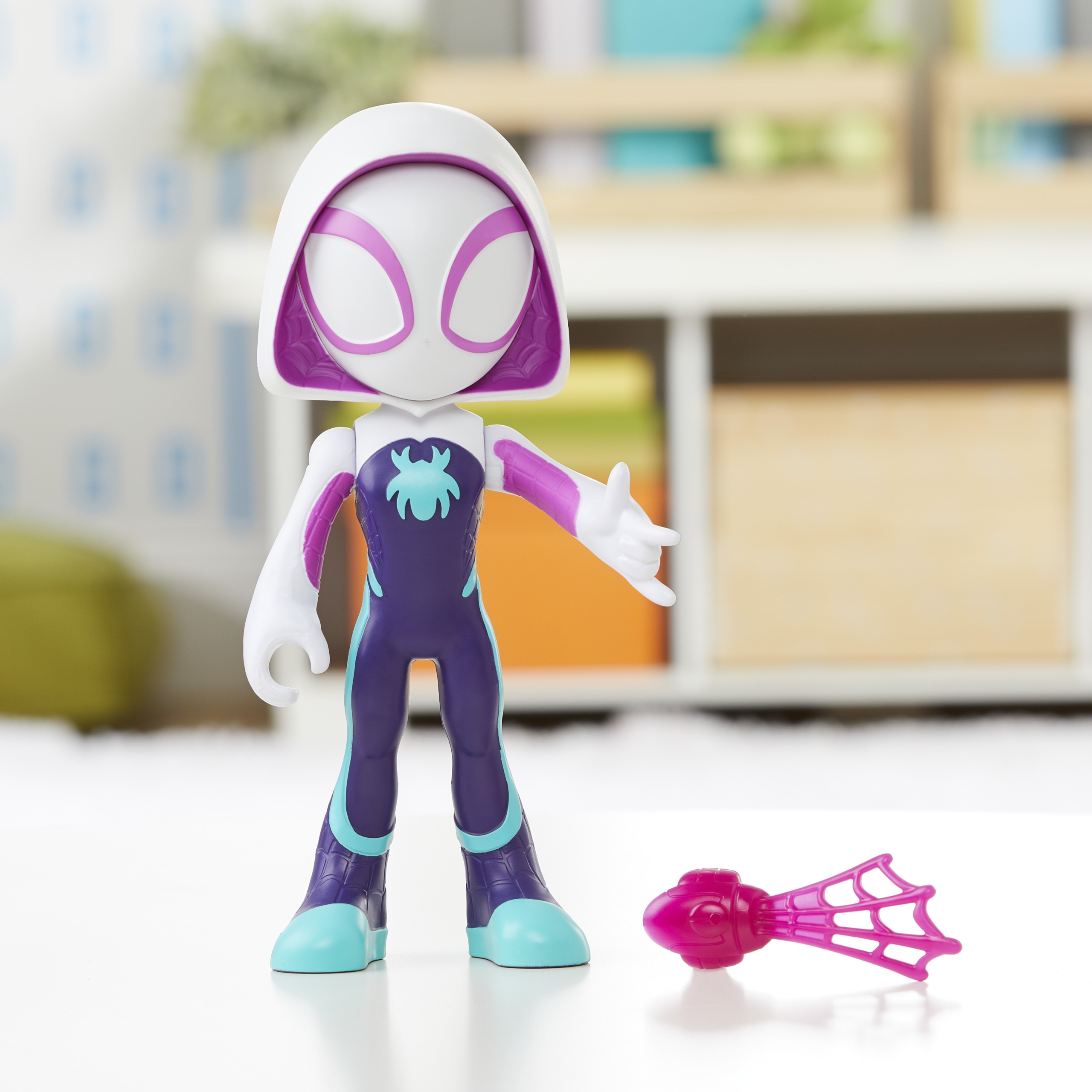 DUŻA Figurka Ghost-Spider 23cm Spidey i Super Kumple Oryginał Hasbro Marvel 3f70e549a8b5f1ae82392a646212d6ff