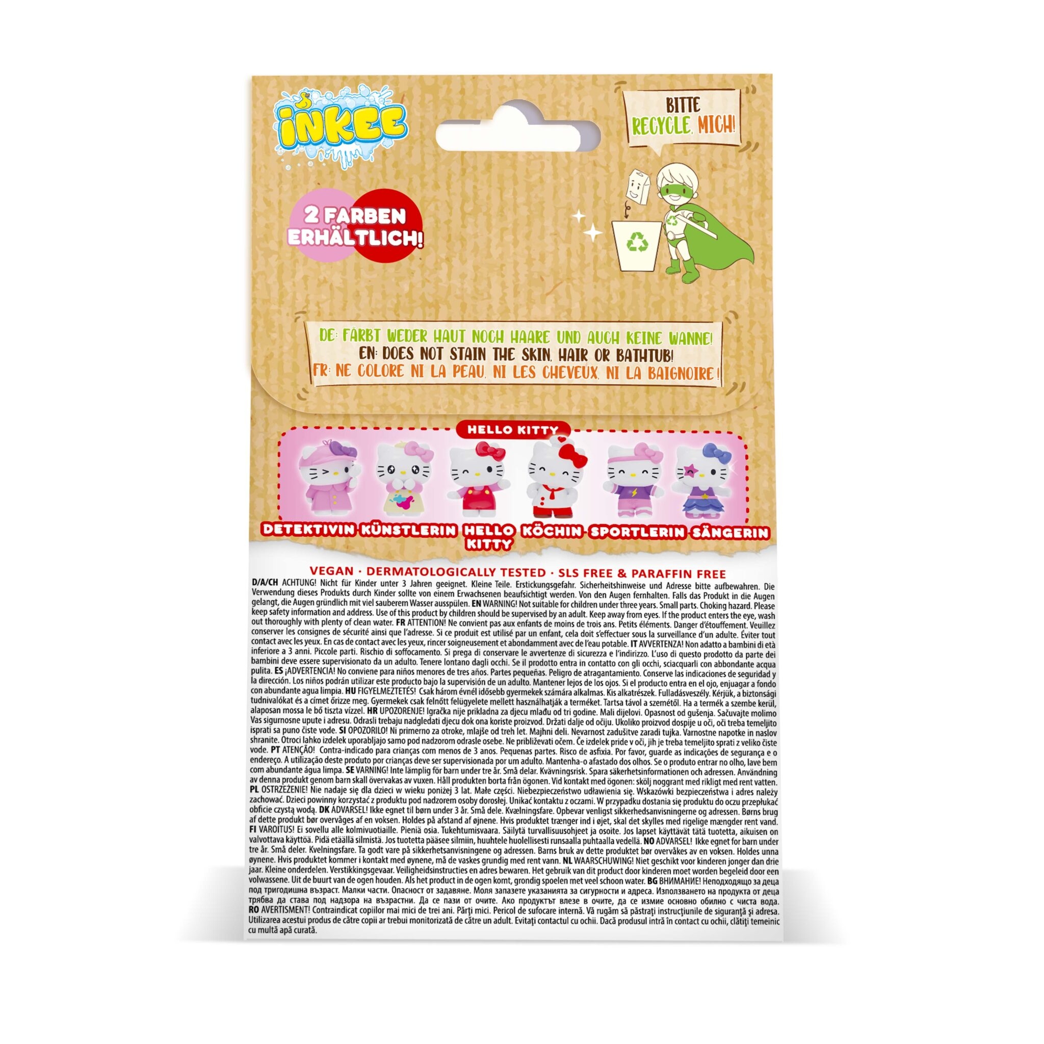 INKEE kula do kąpieli dla dzieci o zapachu arbuza Hello Kitty 80 g 06020369a0da4f66dab87d7e02ae13b1