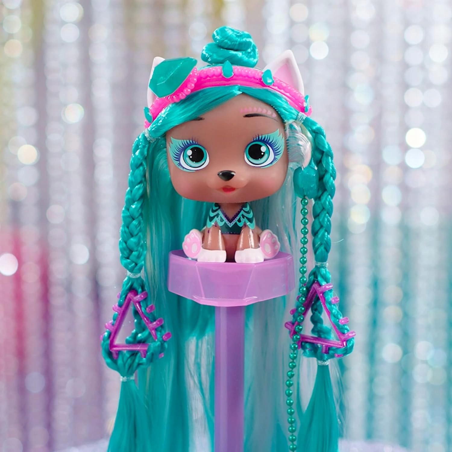 VIP Pets GLAM GEMS Piesek Głowa do Czesania NIESPODZIANKA 1037730a190cf7e82ca5a78b9dfc527b