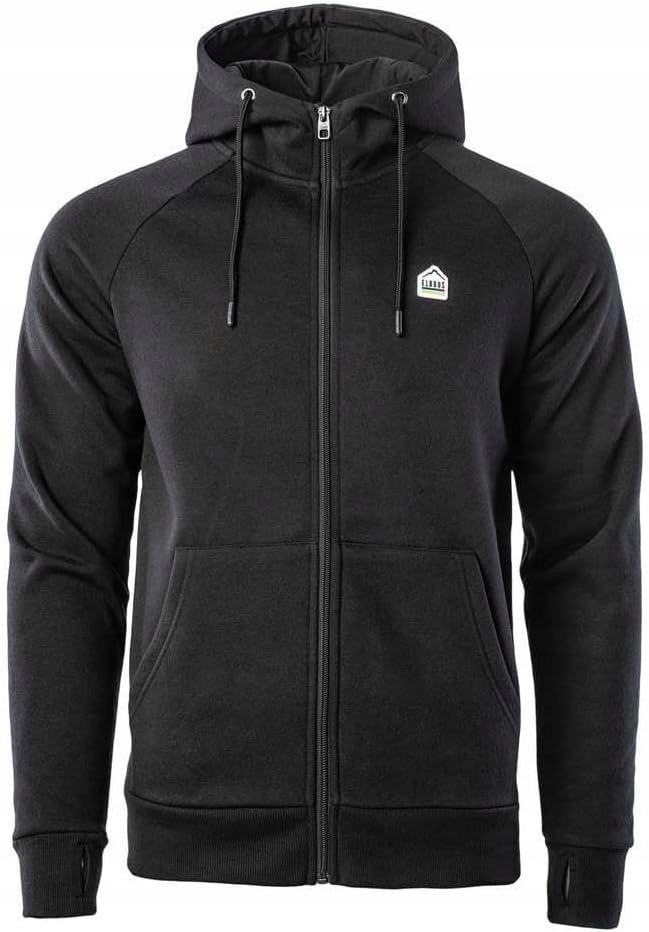 Bluza Męska Elbrus Rufo z Kapturem Rozpinana Czarna M Elbrus Rufo czarna M