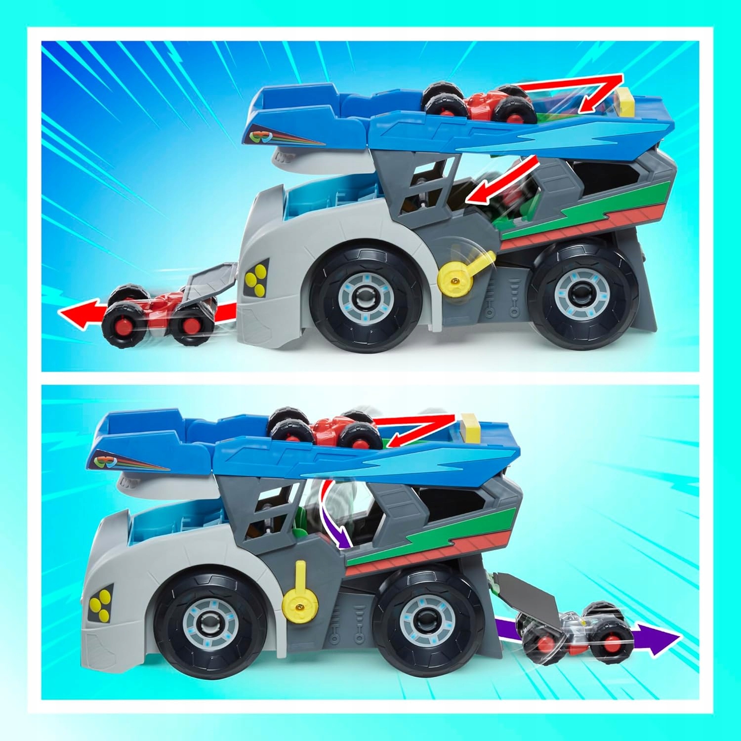 Pidżamersi CIĘŻARÓWKA Wyrzutnia Hero Hauler Zestaw 2w1 PJ Masks Hasbro af18635b7818d32334ad945ffe013270