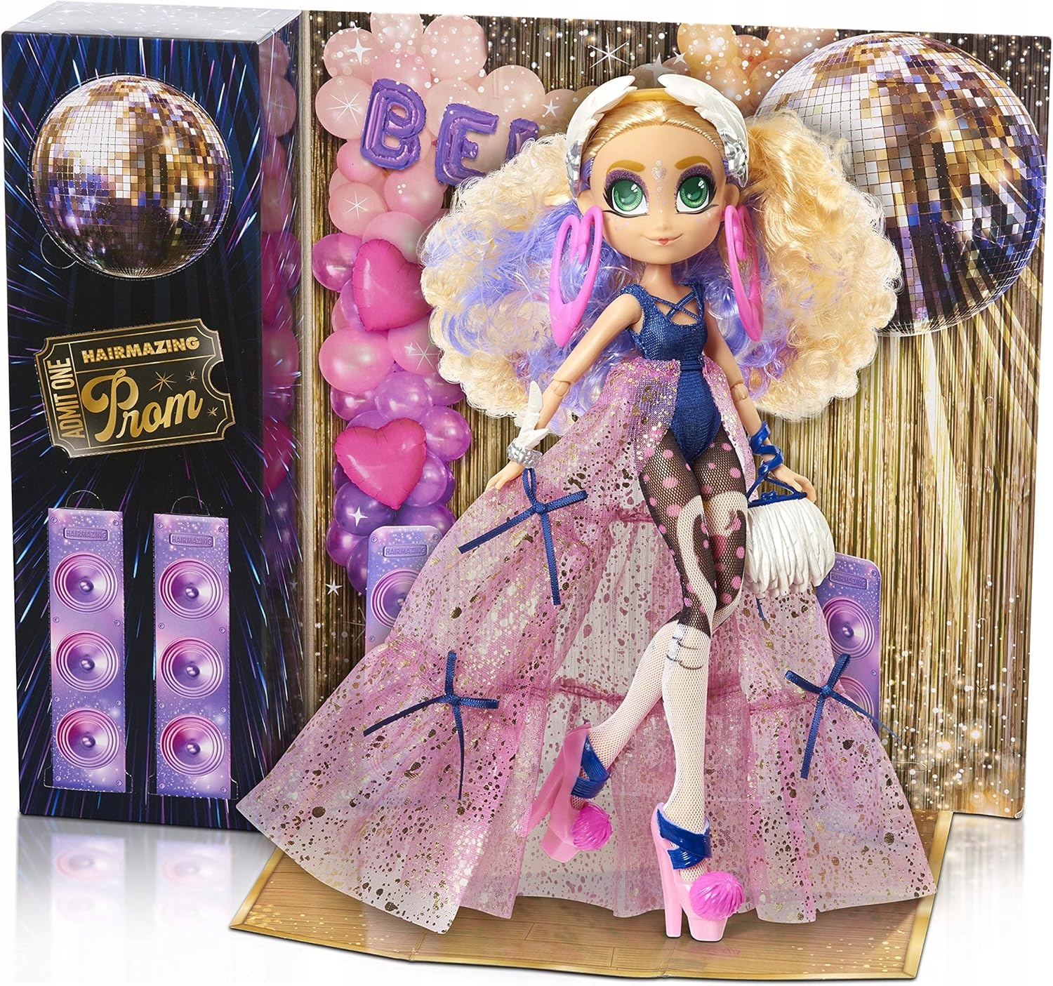 Lalka Hairdorables Hairmazing Bella Prom Perfect 26cm 458ed21deac29190341a065b149a784a