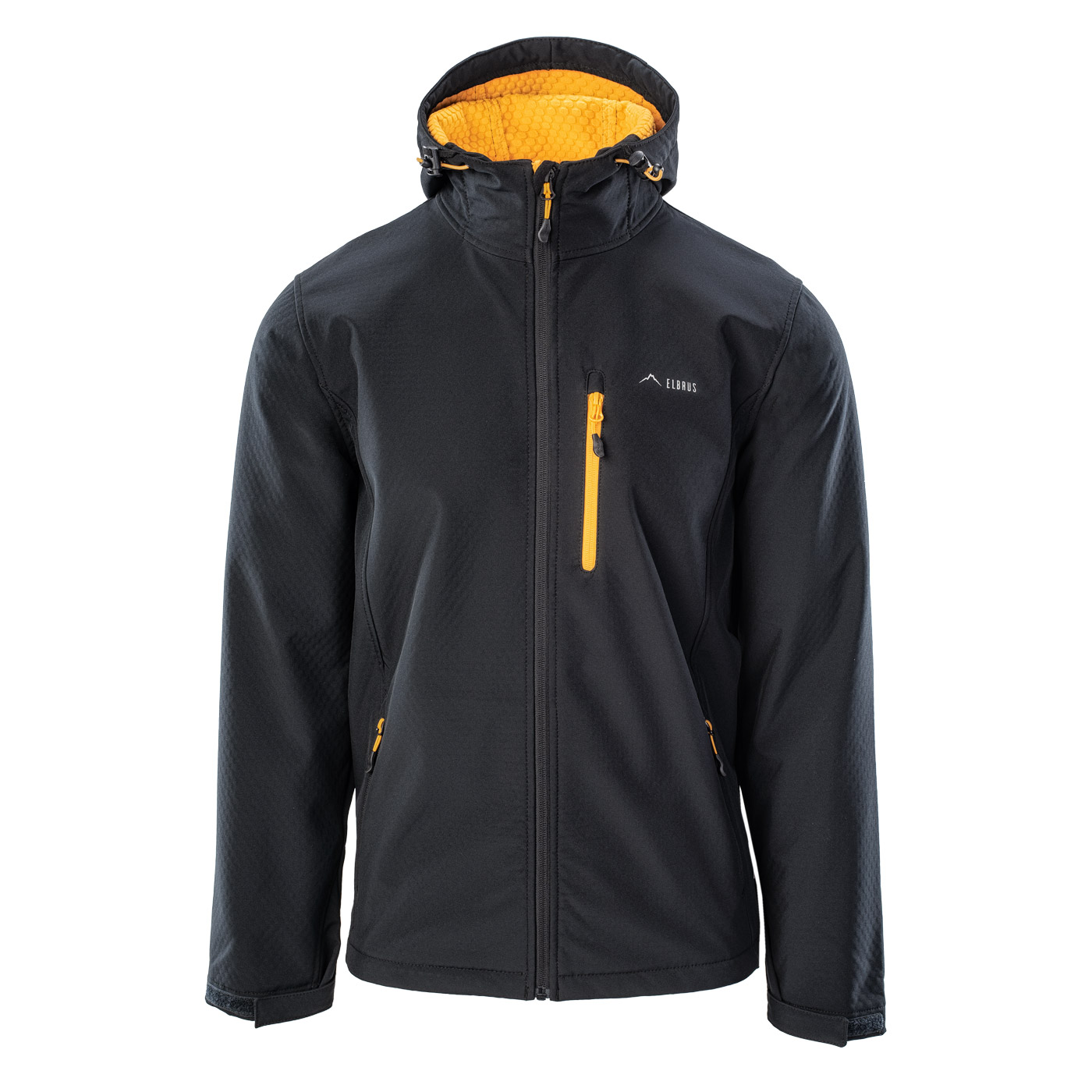 Kurtka męska ELBRUS IHAR BLACK BEAUTY SAFFR Softshell S ELBRUS IHAR Softshell S