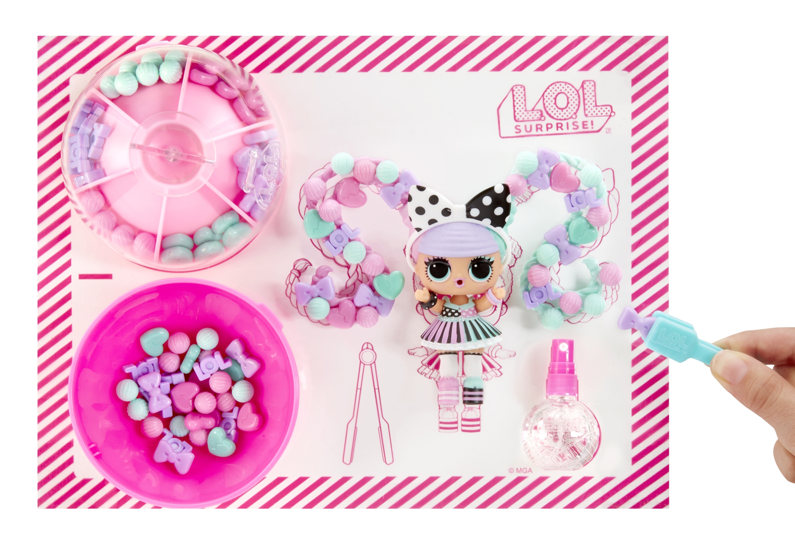 L.O.L. Surprise Hair Beads Lalka Kula Koraliki Wodne Układanie Fryzur 746022cd47680e20c3f5c8e5fcc3db30
