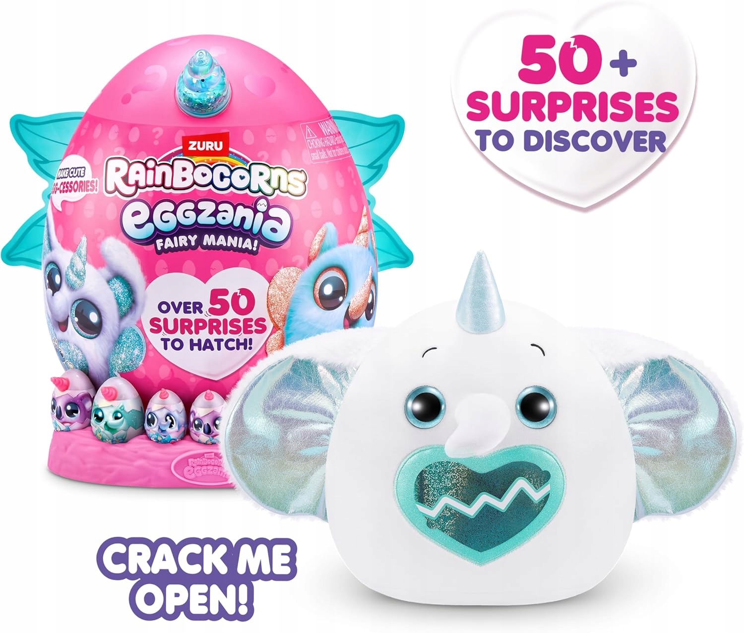 ZURU Rainbocorns Eggzania Jajko Słonik 50+ Niespodzianek 4b828a91b874459edb6eafe73f0d4326