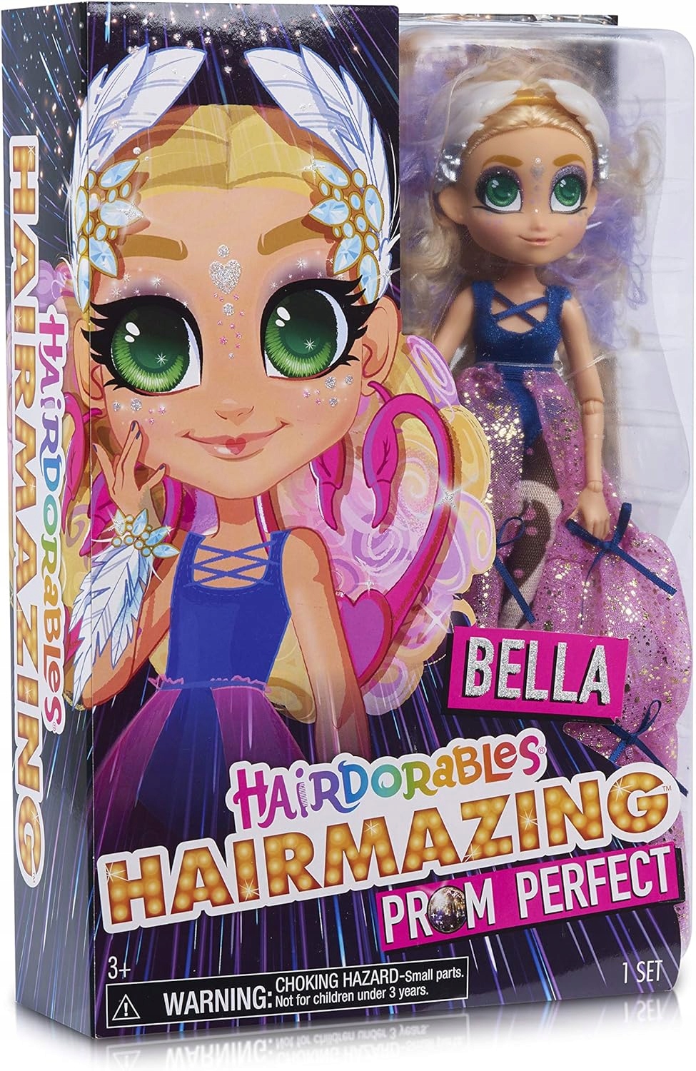 Lalka Hairdorables Hairmazing Bella Prom Perfect 26cm 5f1b682a6ddb8ca2c85e3b4c26896b2d