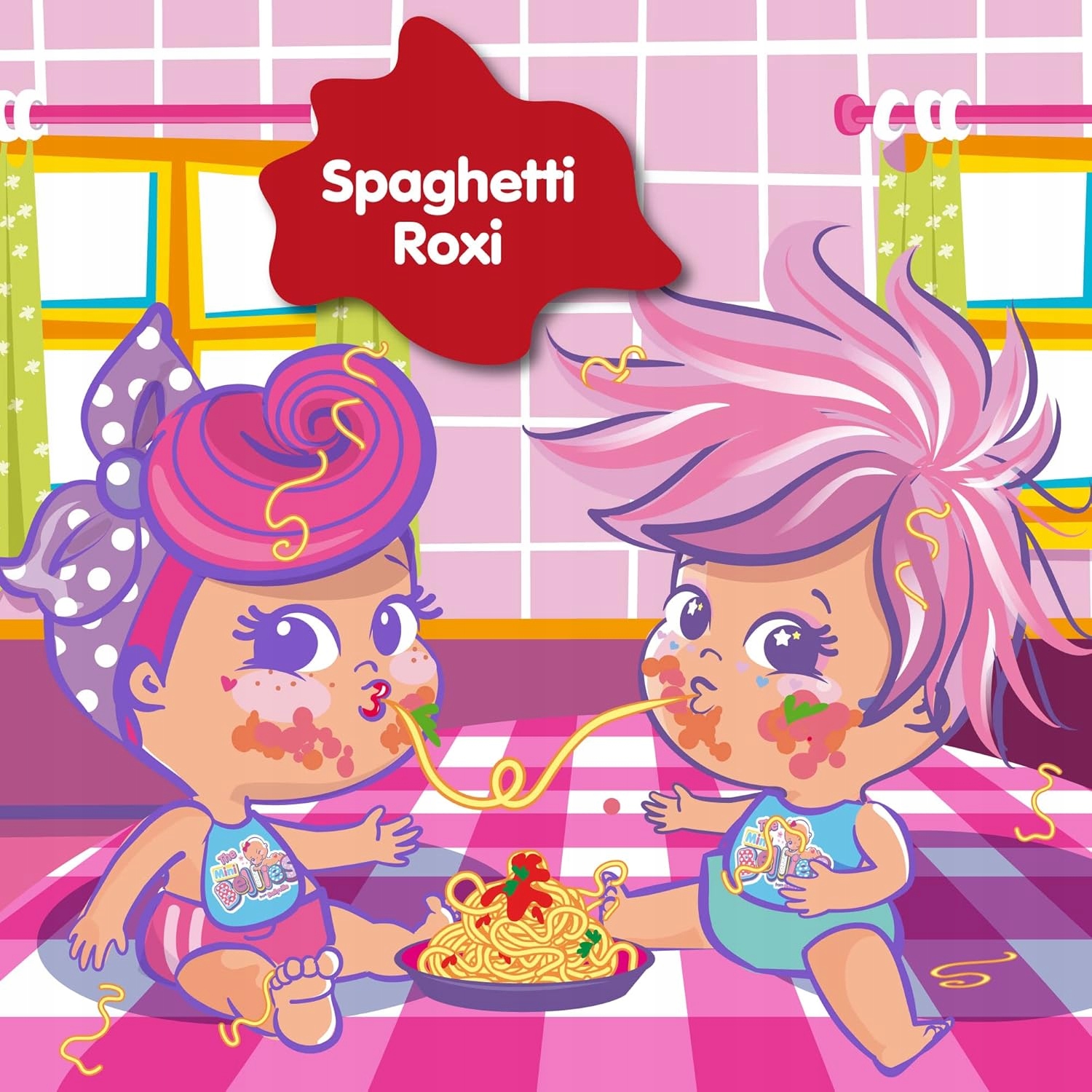 Lalka Bellies Mini ROXI SPAGHETTI Bobas Interaktywna Prezent dla 3 latki 8abdca1e6715d8ba50e6dd3d62b426fd