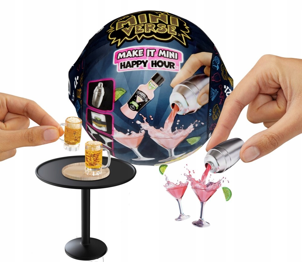 MGA Miniverse Happy Hour Kula Niespodzianka Mini Drinki Żywica DIY 18+ 3f2b3b9e310b7df801dba28a1f20aa74