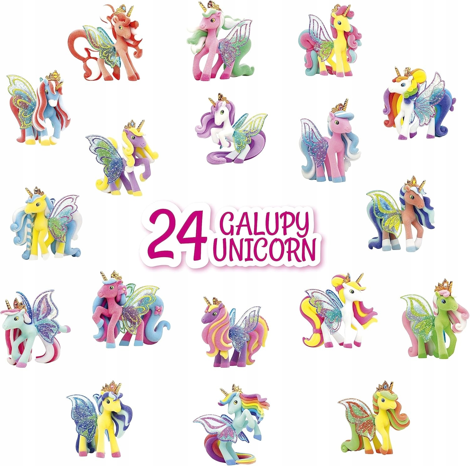 CRAZE GALUPY Jednorożce dla dziewczynek kolekcjonerskie figurki Swarovski f40f4a1af2c61d8169256eaa410b52c1