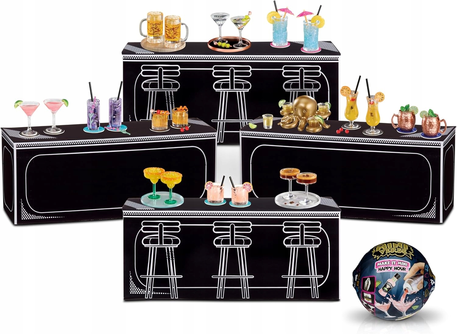 MGA Miniverse Happy Hour Kula Niespodzianka Mini Drinki Żywica DIY 18+ 056b49ab30cf6df3d2bddabd01117695