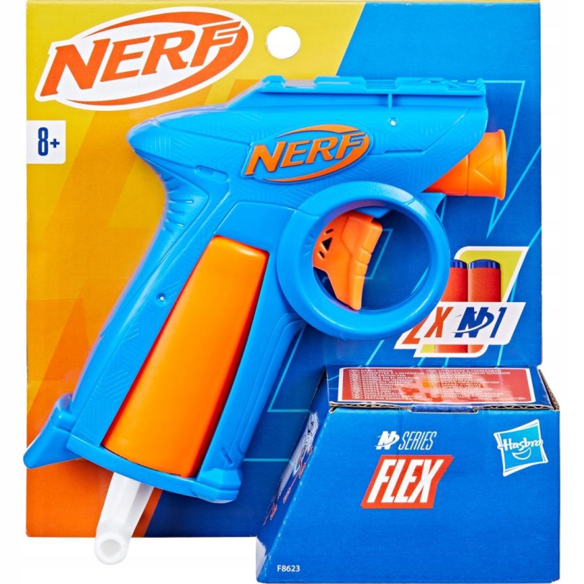 Pistolet NERF N-Series Flex Blaster Wyrzutnia Strzałki Zestaw F8623 f8c1fa19277132ad1fbee0a8c48920ae