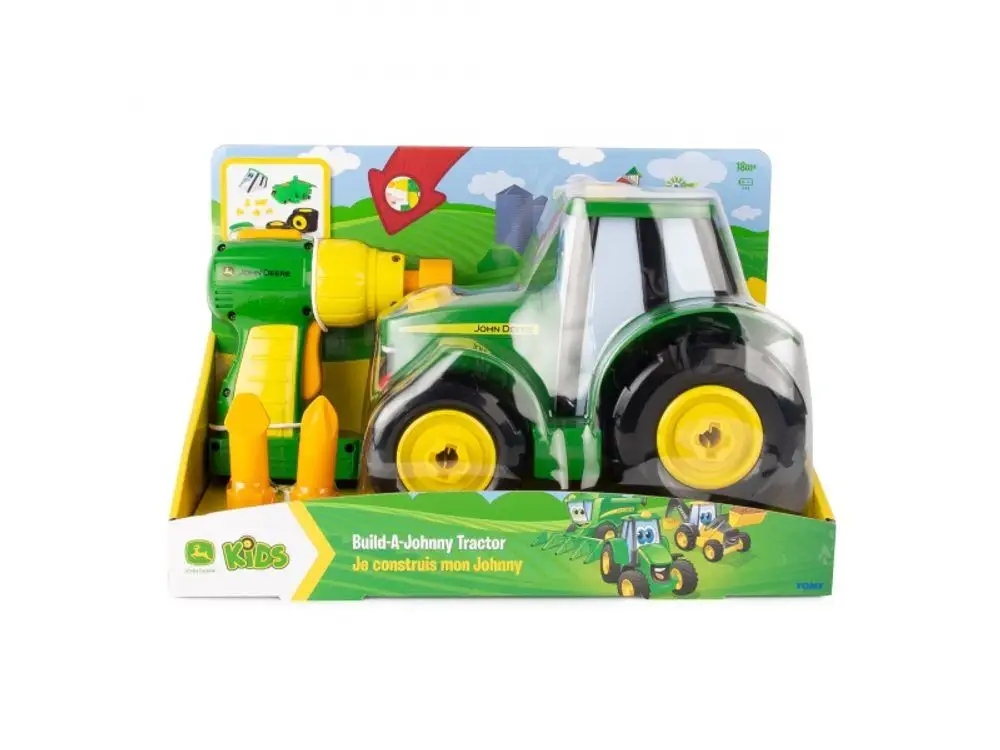 Traktor John Deere TOMY Johnny do Skręcania Wiertarka 8f59f28b7cd641328f11b43636559d96