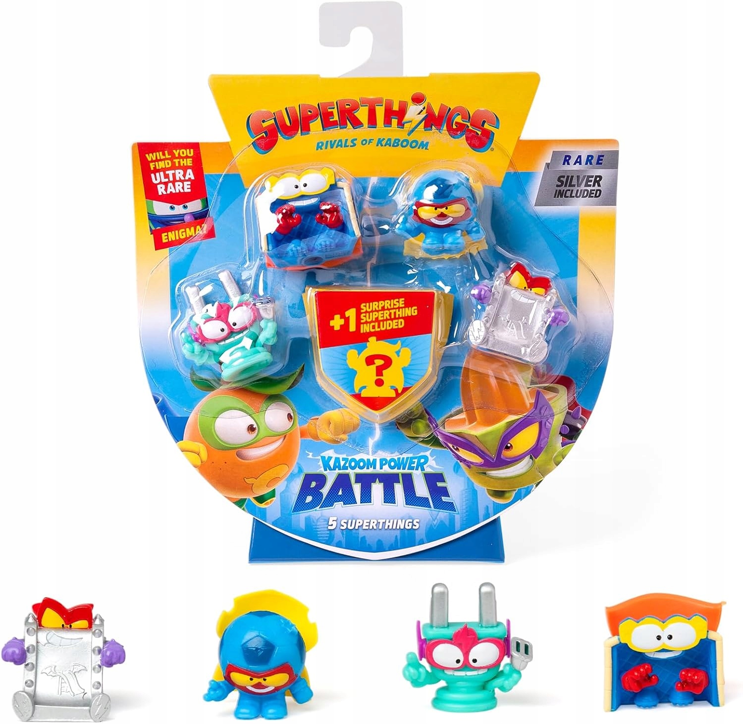 SuperThings Kazoom Power ZESTAW 5 Figurek SREBRNA SuperThings Kazoom Power Zestaw 5 Figurek