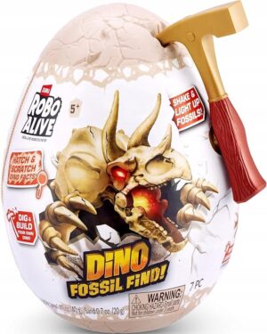 Robo Alive Dino Fossil Złote JAJO