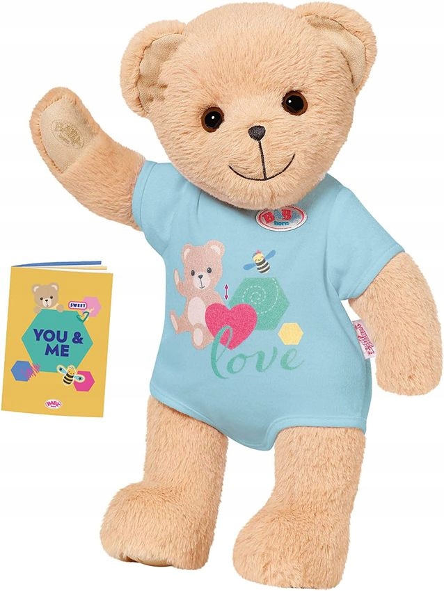 BABY BORN Miś Pluszowy MASKOTKA 36cm Ruchoma 0+ e715465434cb698c1f07f13648fb7160