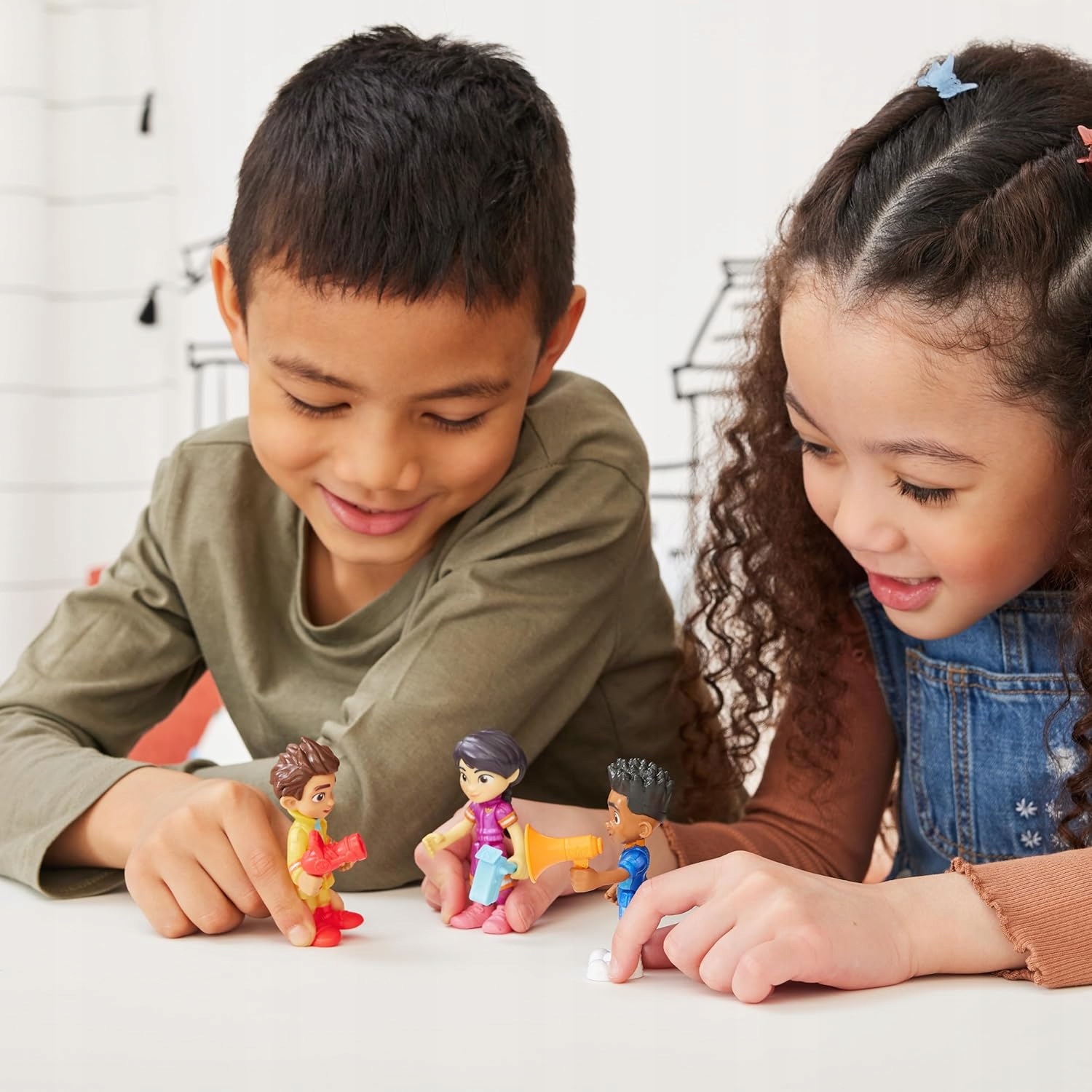 Figurki Straż Ekipa Firebuds Zestaw 3szt Bo Jayden Violet ORYGINALNE 3afb5345ac0bd9e1d821753b531314a4