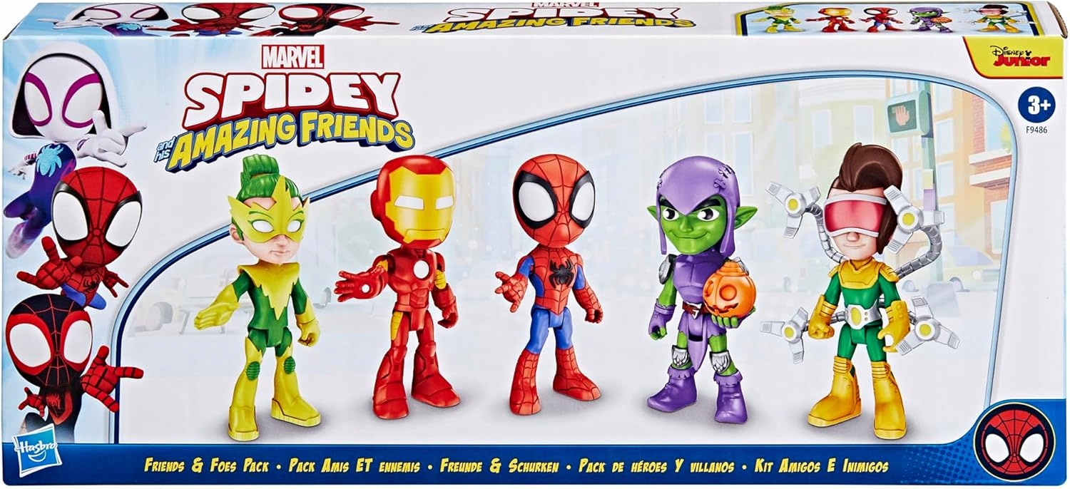 Hasbro Spidey i Super-Kumple ZESTAW 5 FIGUREK Friends & Foes 10cm bd331a3aae3519667afd28a6b4e248b5