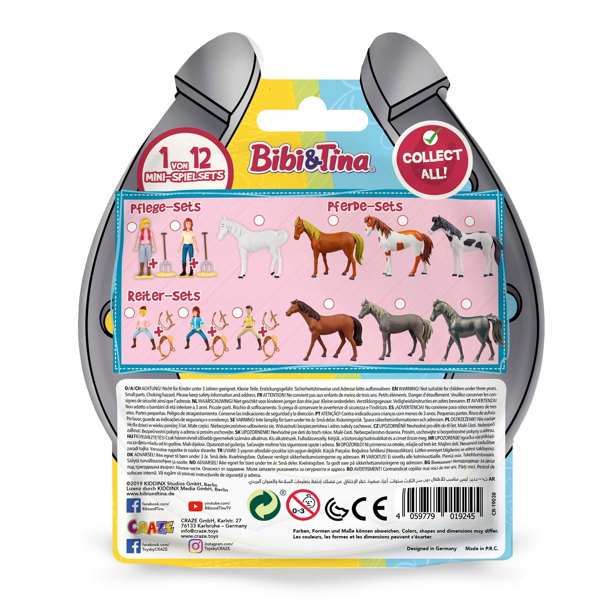 Bibi i Tina Figurka Saszetka Niespodzianka Koń 3D aef891e122658f3dee143ba381e0c3f3