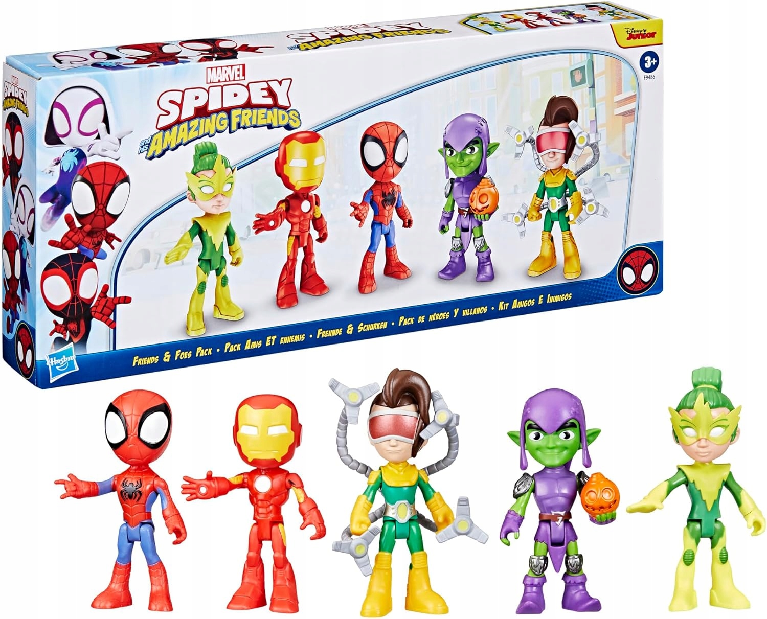 Hasbro Spidey i Super-Kumple ZESTAW 5 FIGUREK Friends & Foes 10cm Spidey i Super-Kumple ZESTAW 5 FIGUREK