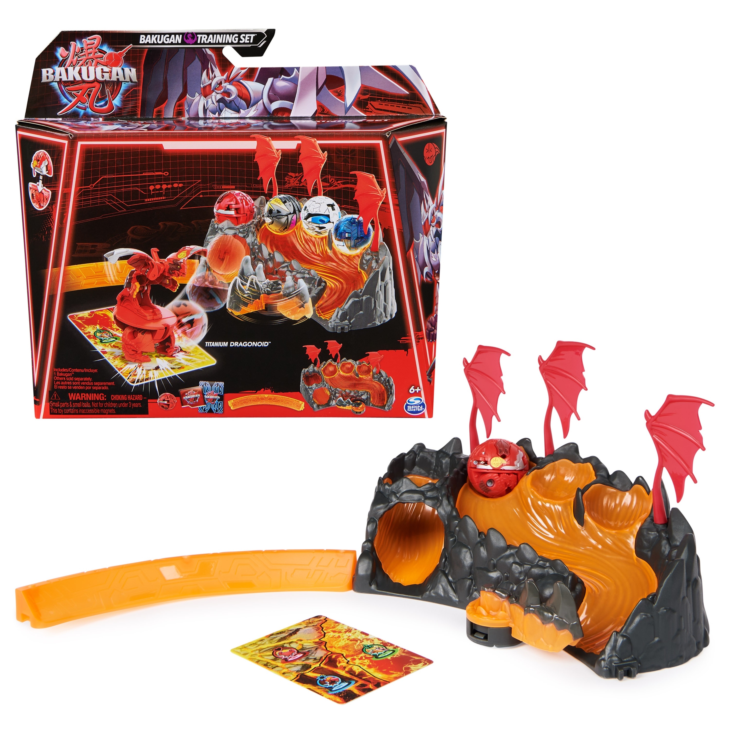 Bakugan Zestaw Arena Treningowa Titanium Dragonoid Oryginał Spin Master Bakugan Zestaw Arena Treningowa Titanium Dragonoid