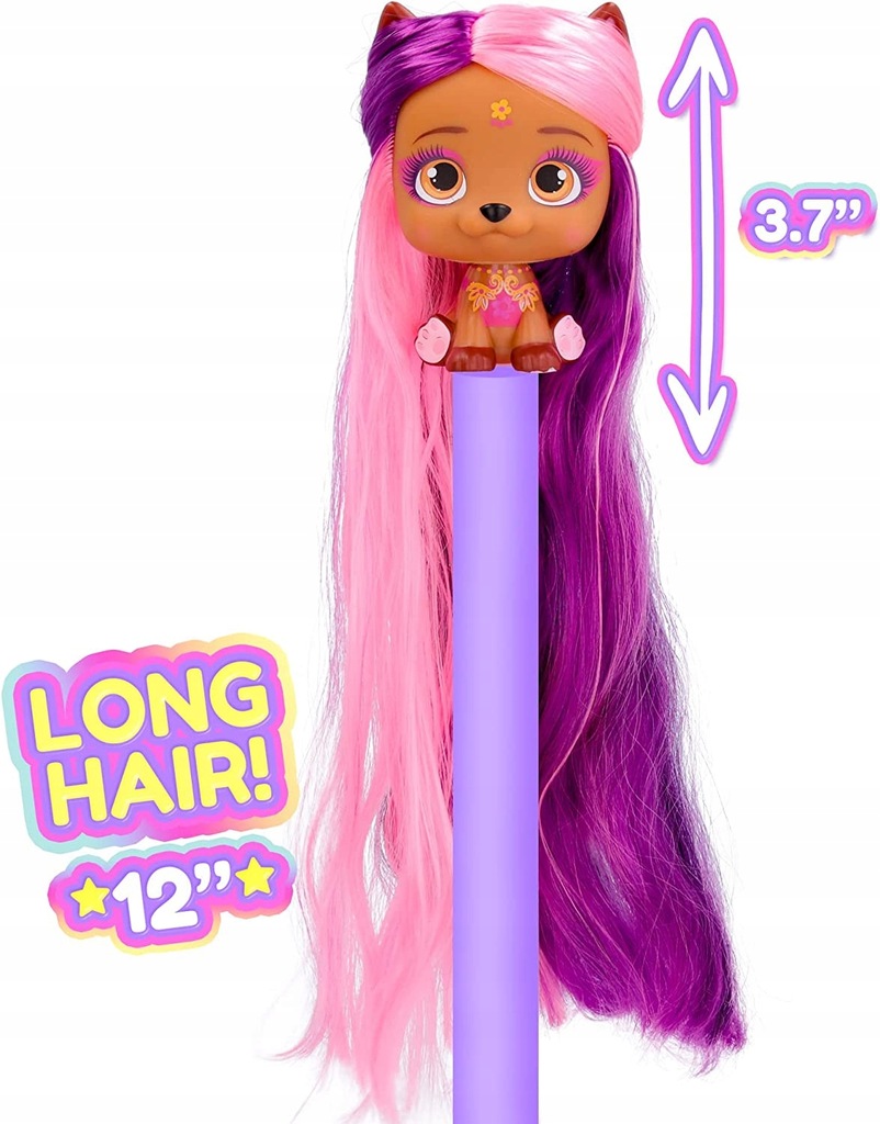 VIP Pets GLAM GEMS Piesek Głowa do Czesania NIESPODZIANKA b5376c7831d64365921c03f1b93bd099