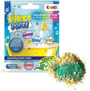 INKEE POPZ trzeszcząca sól do kąpieli o zapachu popcornu dla dzieci Craze