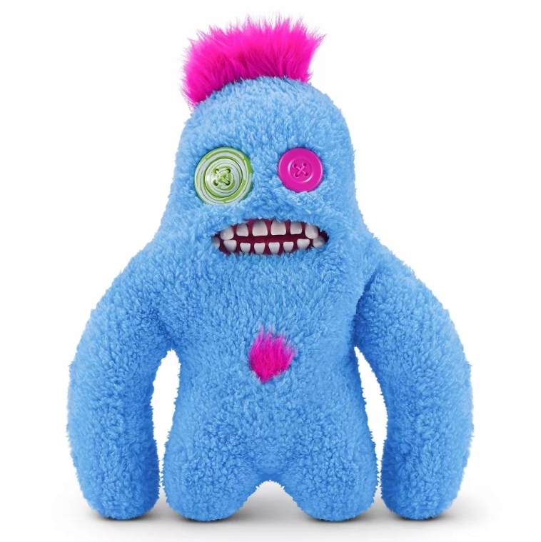 Fuggler Hairy Fuggs brzydka Maskotka Sasquoosh Tuft 22 cm 15727E Fuggler Sasquoosh Hairy Fuggs maskotka z zębami Zuru owłosiony potwór