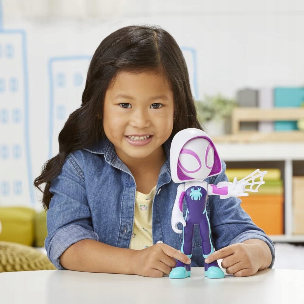 DUŻA Figurka Ghost-Spider 23cm Spidey i Super Kumple Oryginał Hasbro Marvel 0979d0cc095f88c6a3a6c168e10afc3b