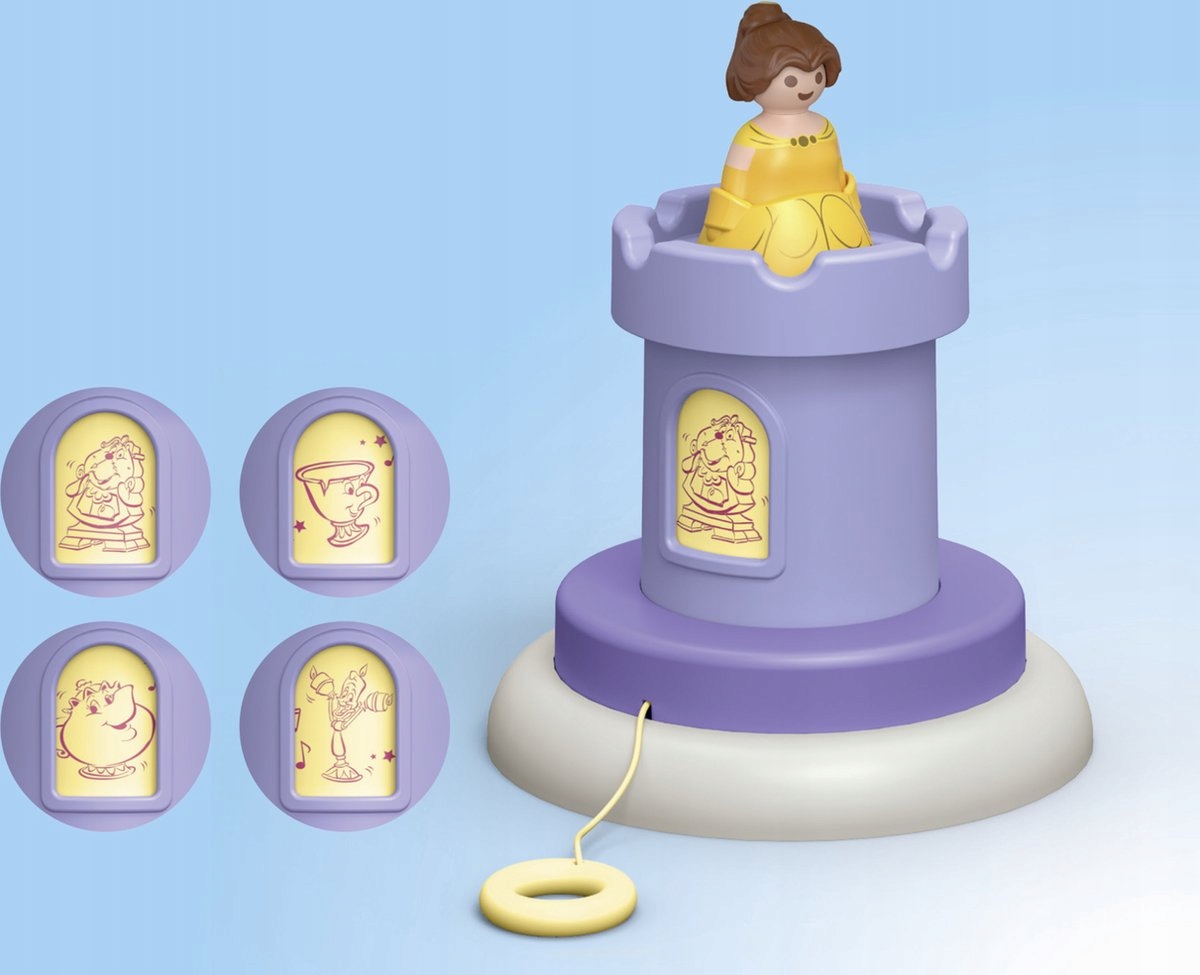 Playmobil Junior 71458 wieża zabaw Belli z melodią pozytywka Disney 1-4 476c6664487c79684e13d146f5027b89