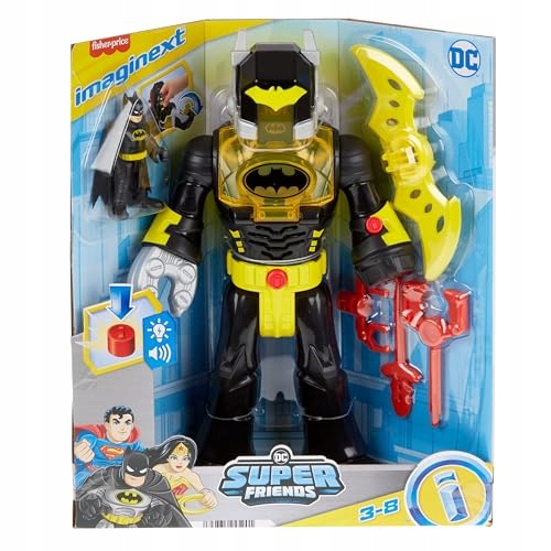 Imaginext Batman Egzoszkielet Robot 30cm Dźwięk caf7a18c2cc2c312019bbd81faca3155