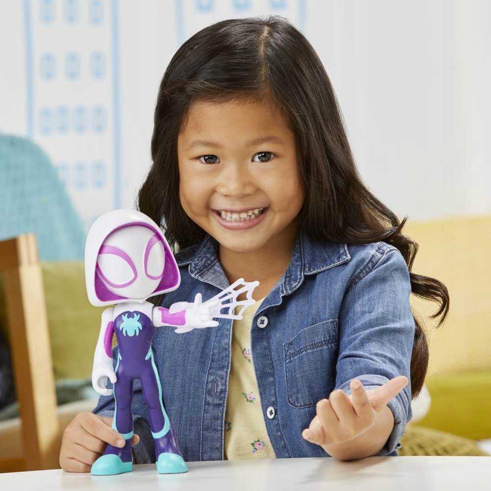 DUŻA Figurka Ghost-Spider 23cm Spidey i Super Kumple Oryginał Hasbro Marvel a3c439d9468021306b6e0bbac6263799