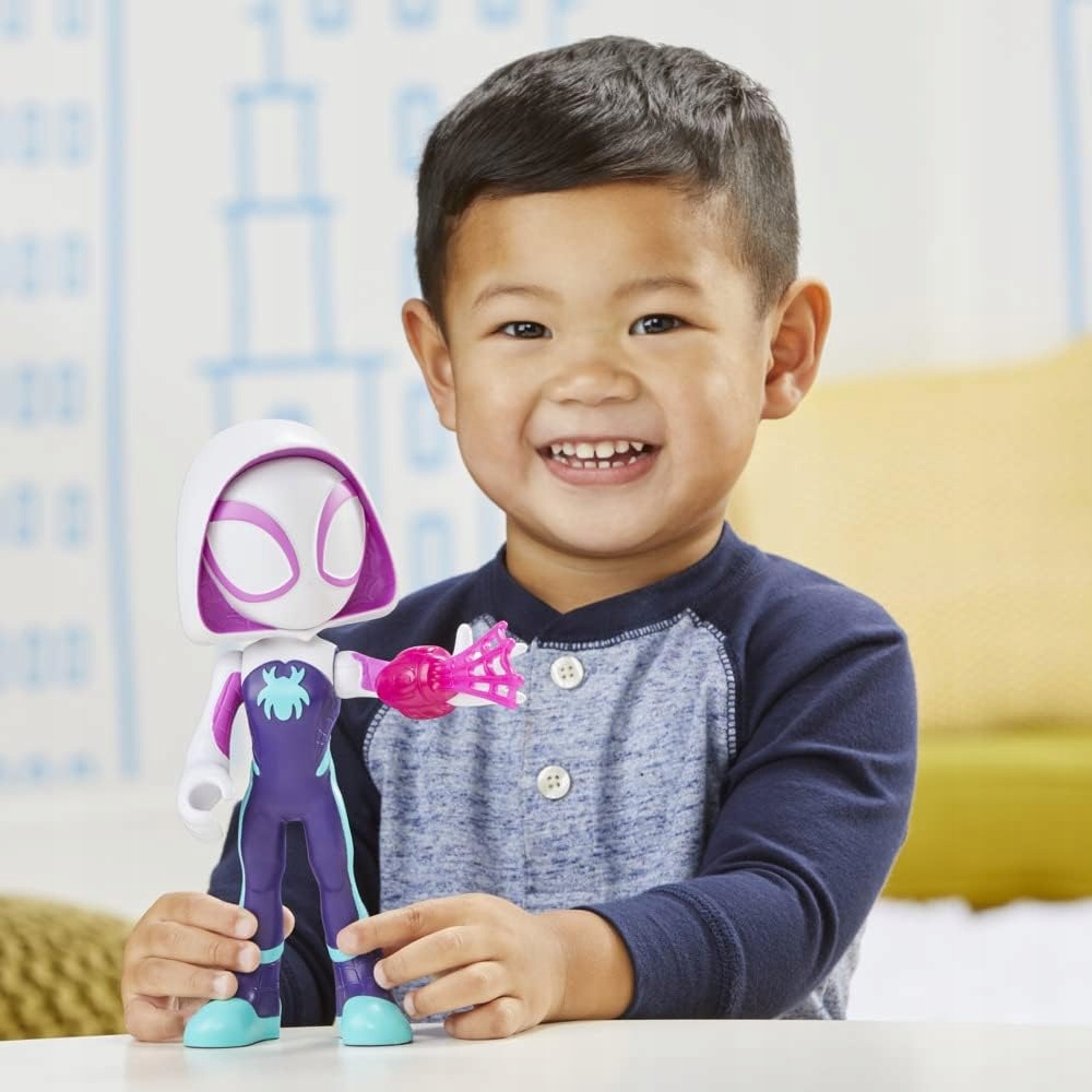 DUŻA Figurka Ghost-Spider 23cm Spidey i Super Kumple Oryginał Hasbro Marvel 765f6510c4507df3a6889704bb51c667