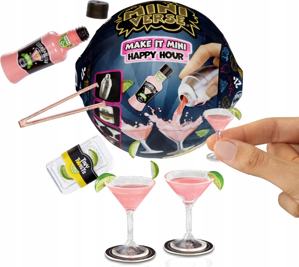 MGA Miniverse Happy Hour Kula Niespodzianka Mini Drinki Żywica DIY 18+ f10fc93df6e6212b17771145244a6dd3