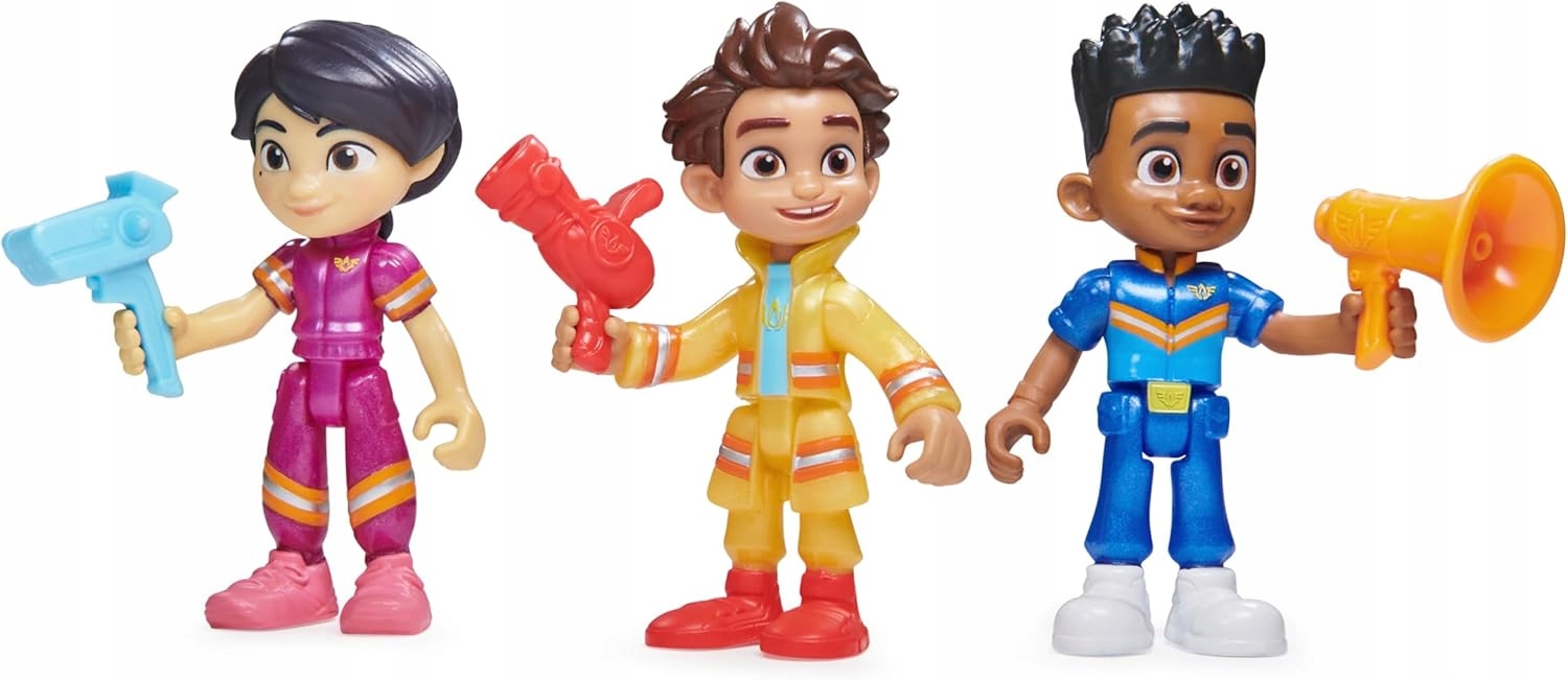 Figurki Straż Ekipa Firebuds Zestaw 3szt Bo Jayden Violet ORYGINALNE b8e45bc1ab1ec364201e8e911c67f05e
