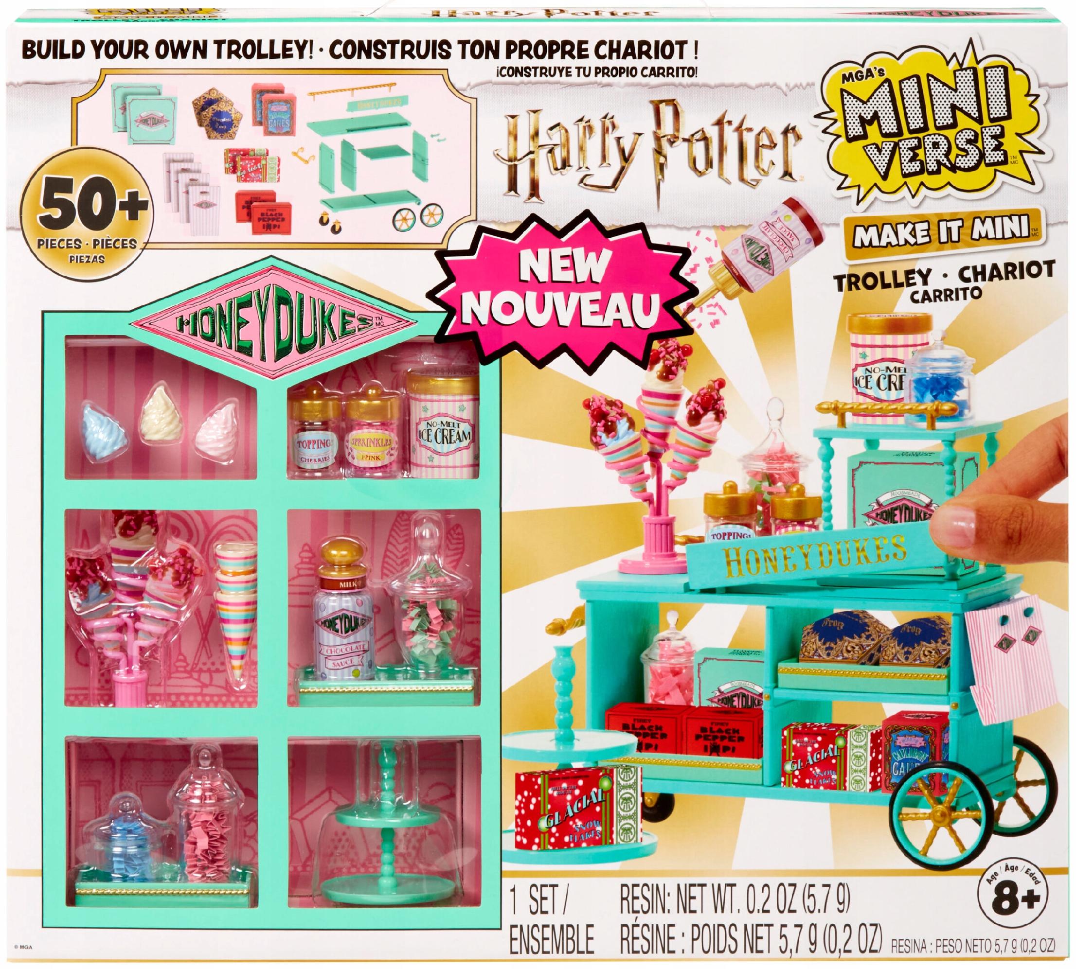 Miniverse Harry Potter Wózek Miodowe Królestwo Honeydukes Zestaw MGA 523734 549832399a13a482f2a9d93e9cd3d0f7