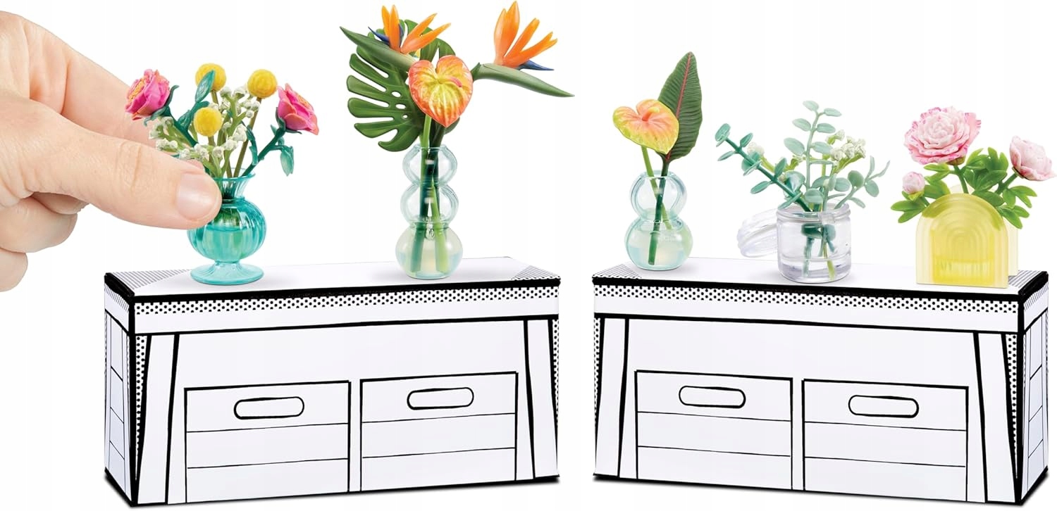 MGA Miniverse Make It Mini Botanicals KWIATY Żywica Zestaw 60el Pieniążek 3b3055fe1114e89b88a6fb19720765d8