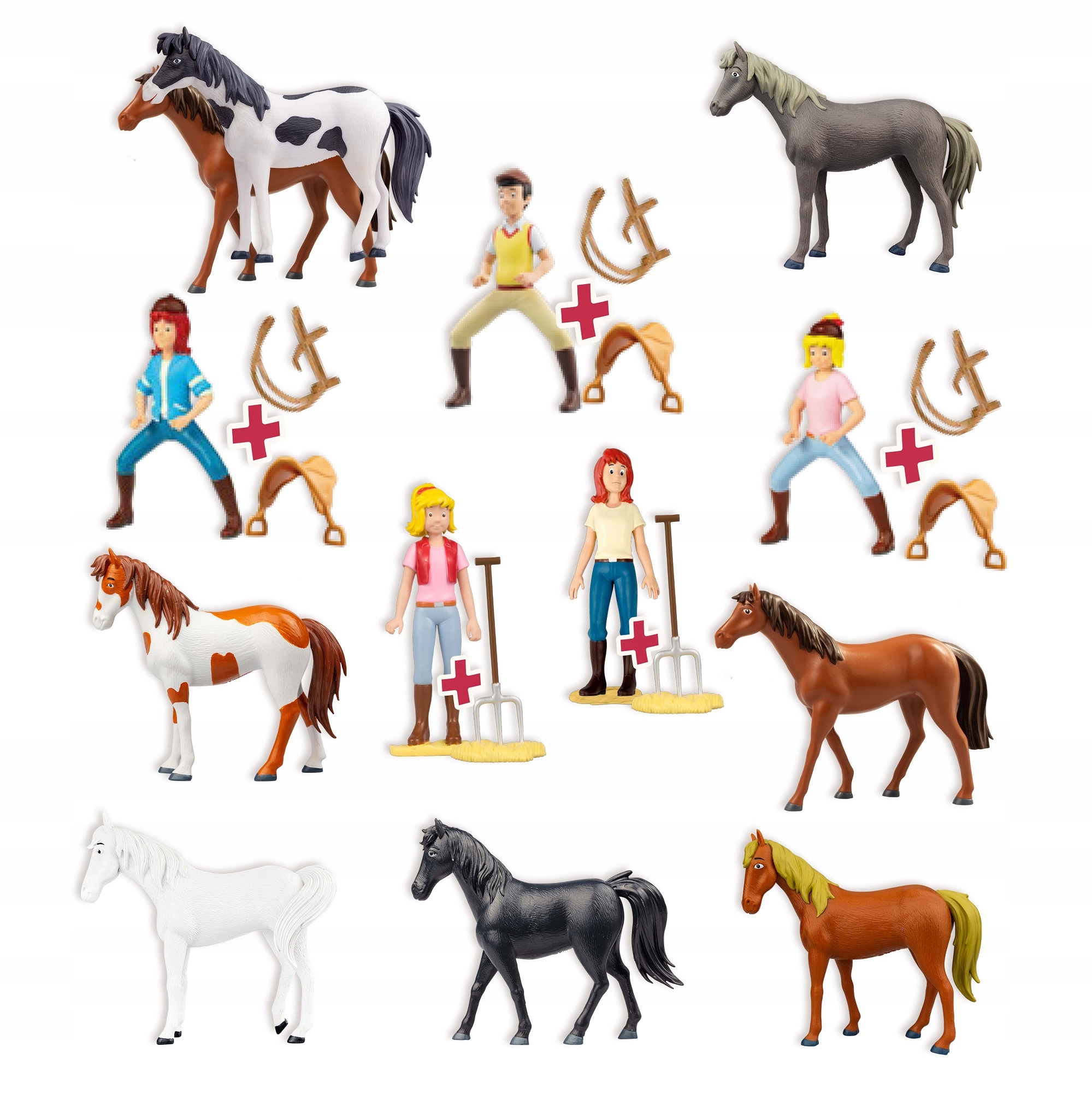 Bibi i Tina Figurka Saszetka Niespodzianka Koń 3D b0aee100da1c2ff0628026a44afb907b