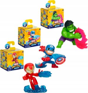 Marvel Avengers Mighty-Verse Hasbro zestaw 3 figurki Iron Man Hulk