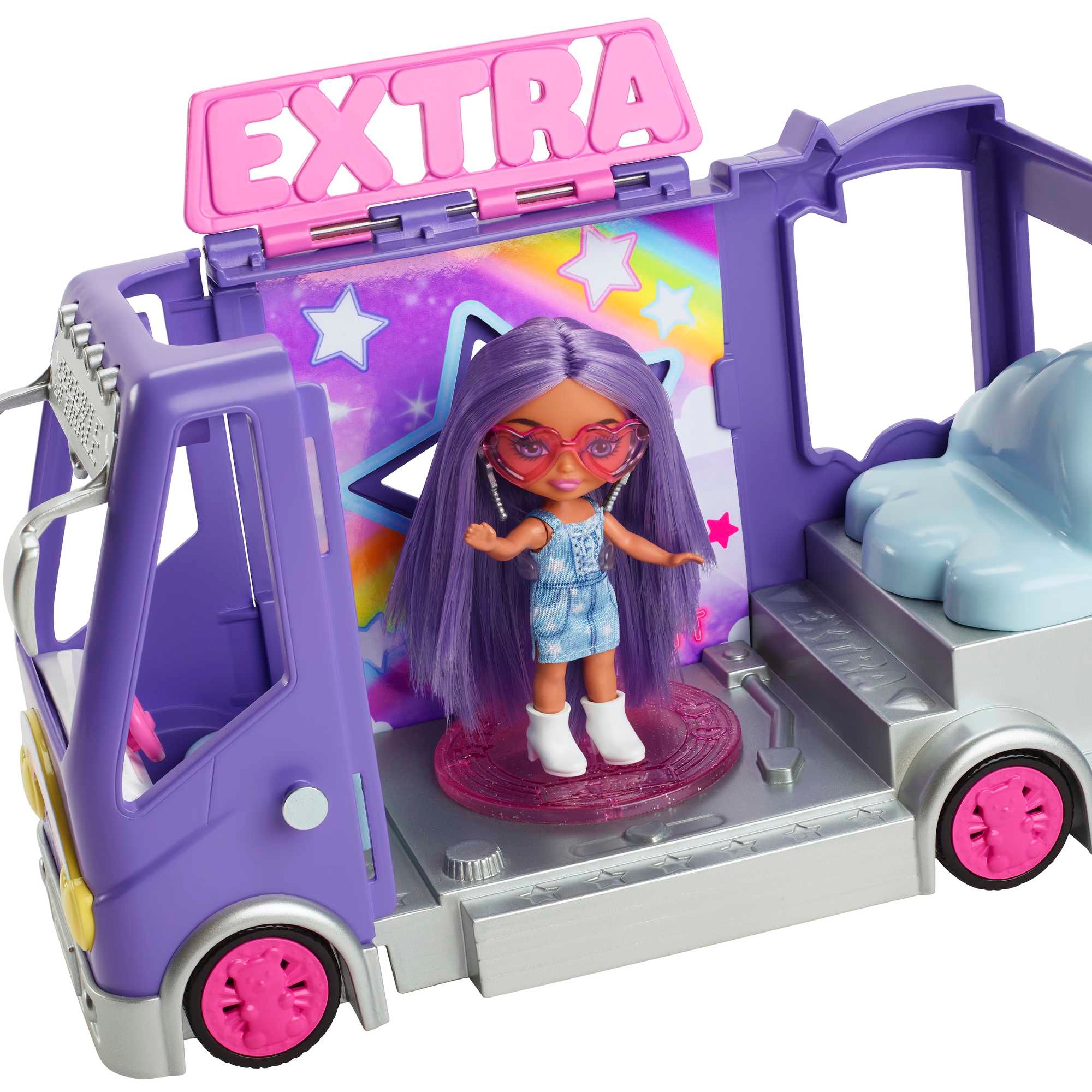 Barbie Extra Minis Minibus Koncertowy zestaw lalka Mini Minis HKF84 Mattel d8572fc82d1cba9e9c00e12637c20b4e