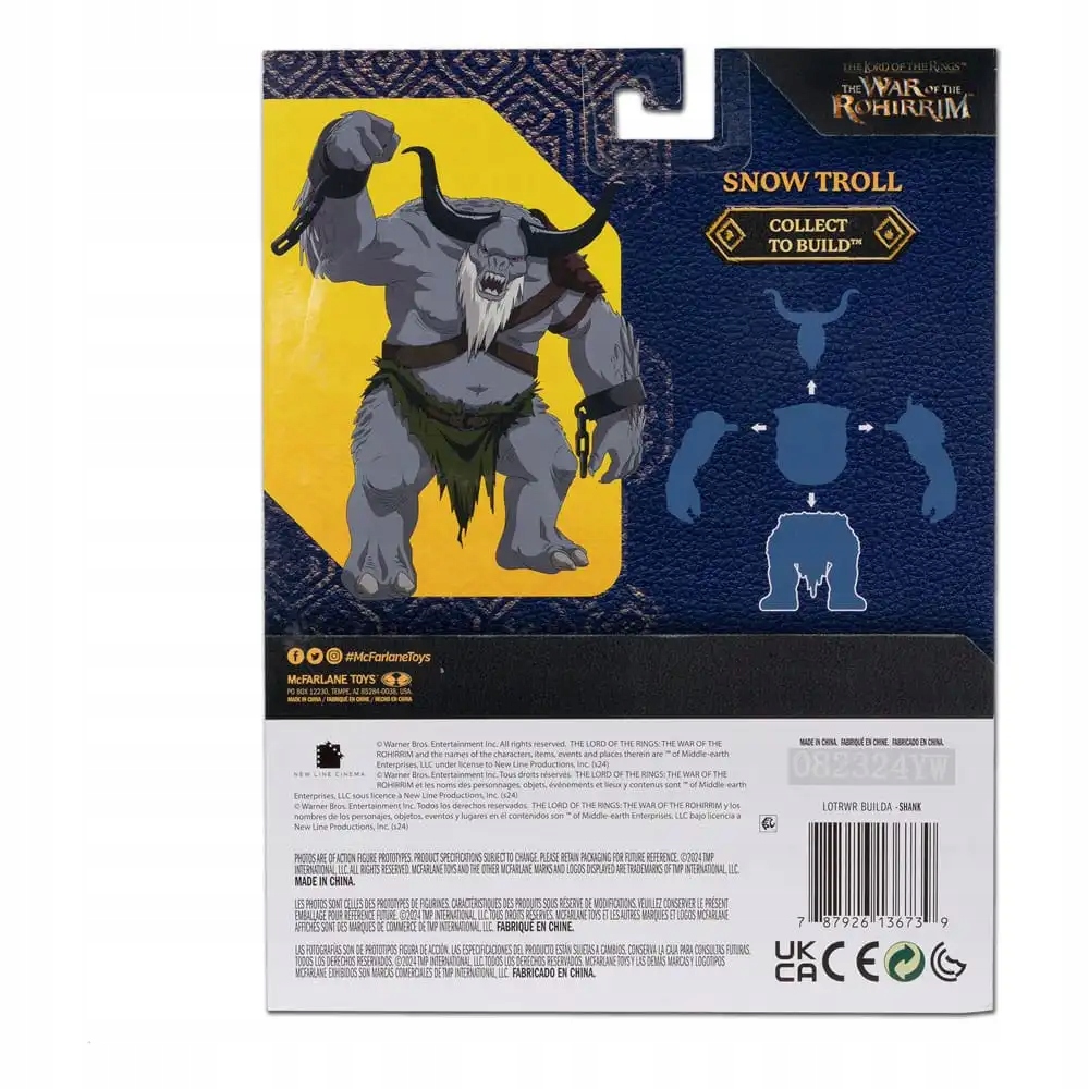 SHANK Figurka 10 cm Władca Pierścieni Wojna Rohirrimów McFarlane TROLL BAF 98d89145924e4d465283bd1700135d13