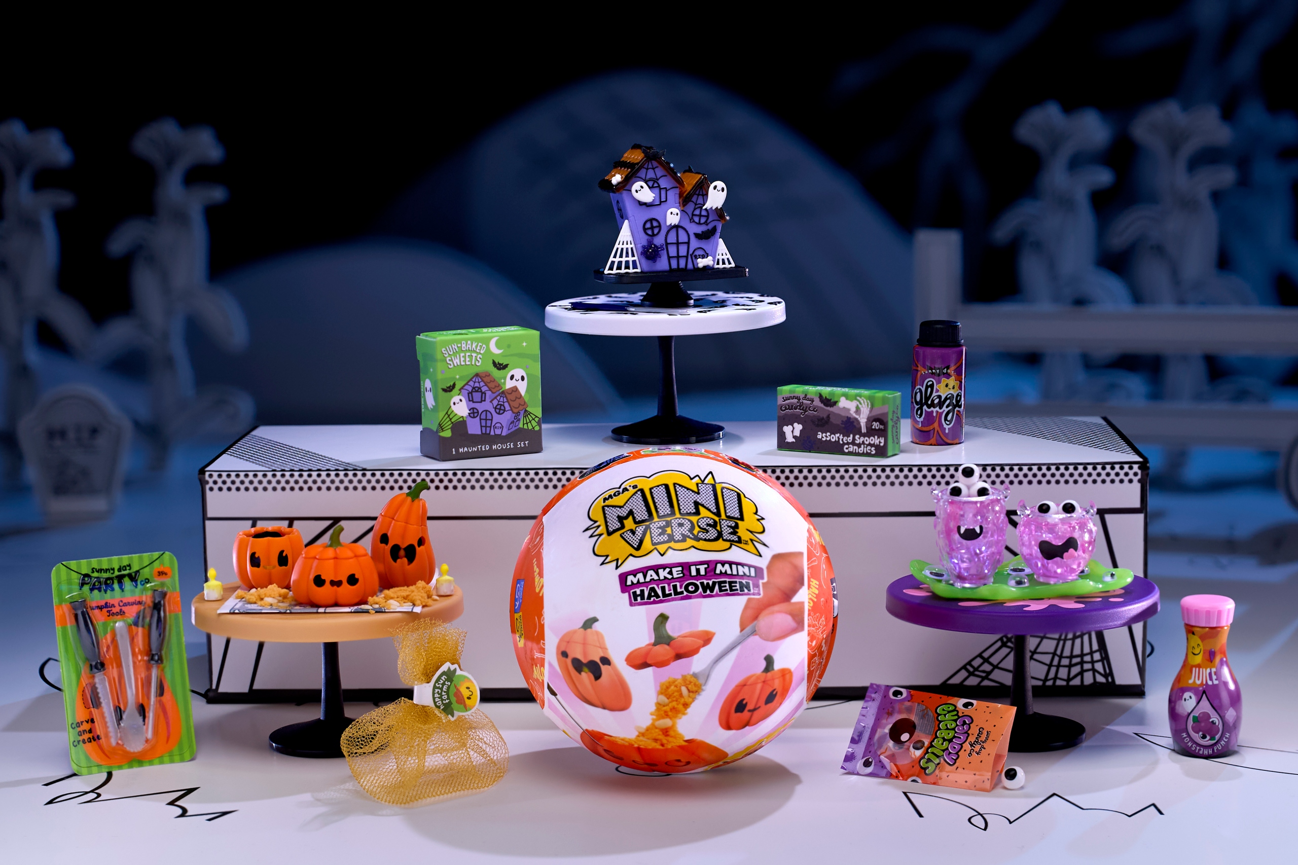 Miniverse Make It Mini Food Przekąski Halloween Straszna Seria 2025 MGA e8d190c20930b2e75816cdb652c4d760