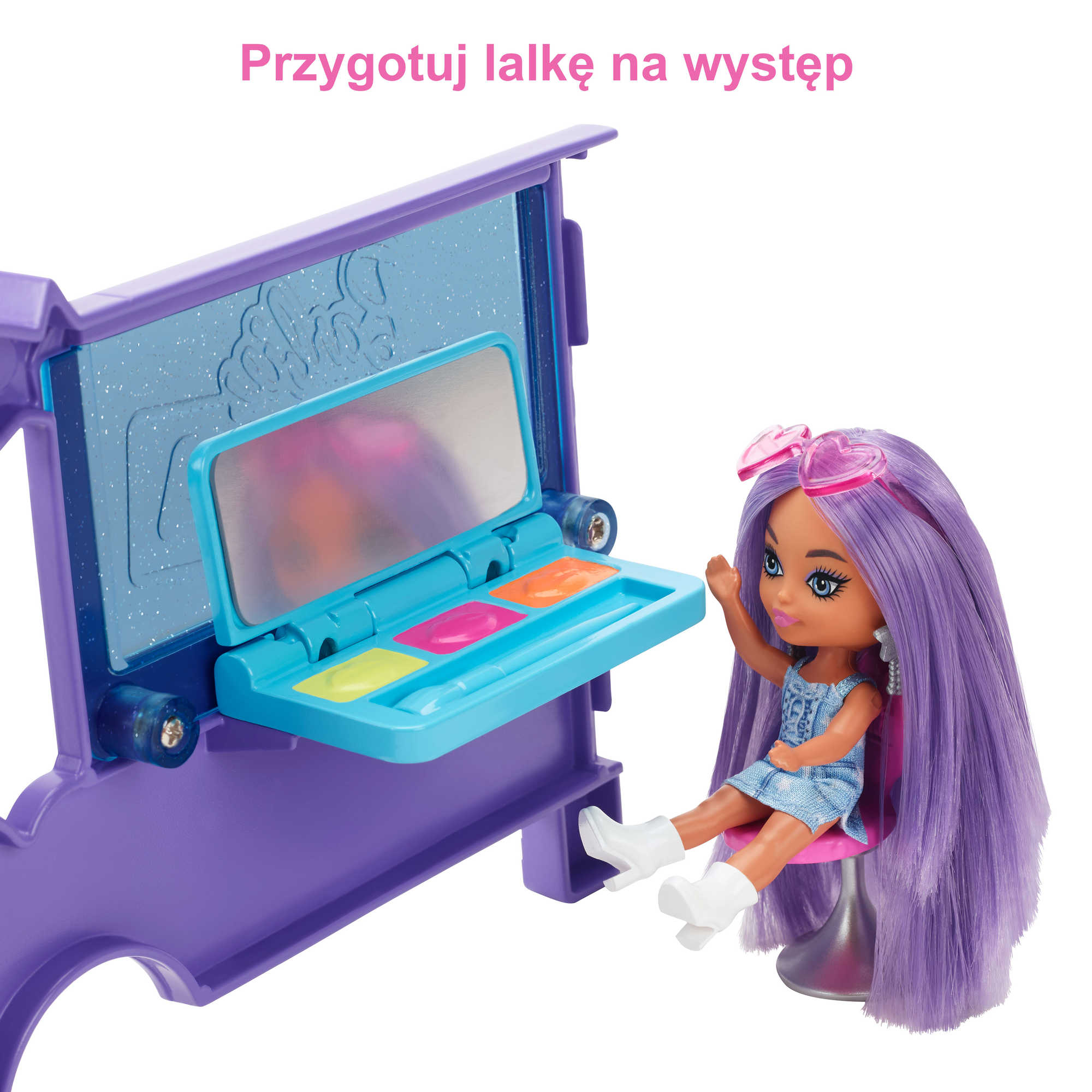 Barbie Extra Minis Minibus Koncertowy zestaw lalka Mini Minis HKF84 Mattel 52b2446b85df67ae3240668408fd9db0