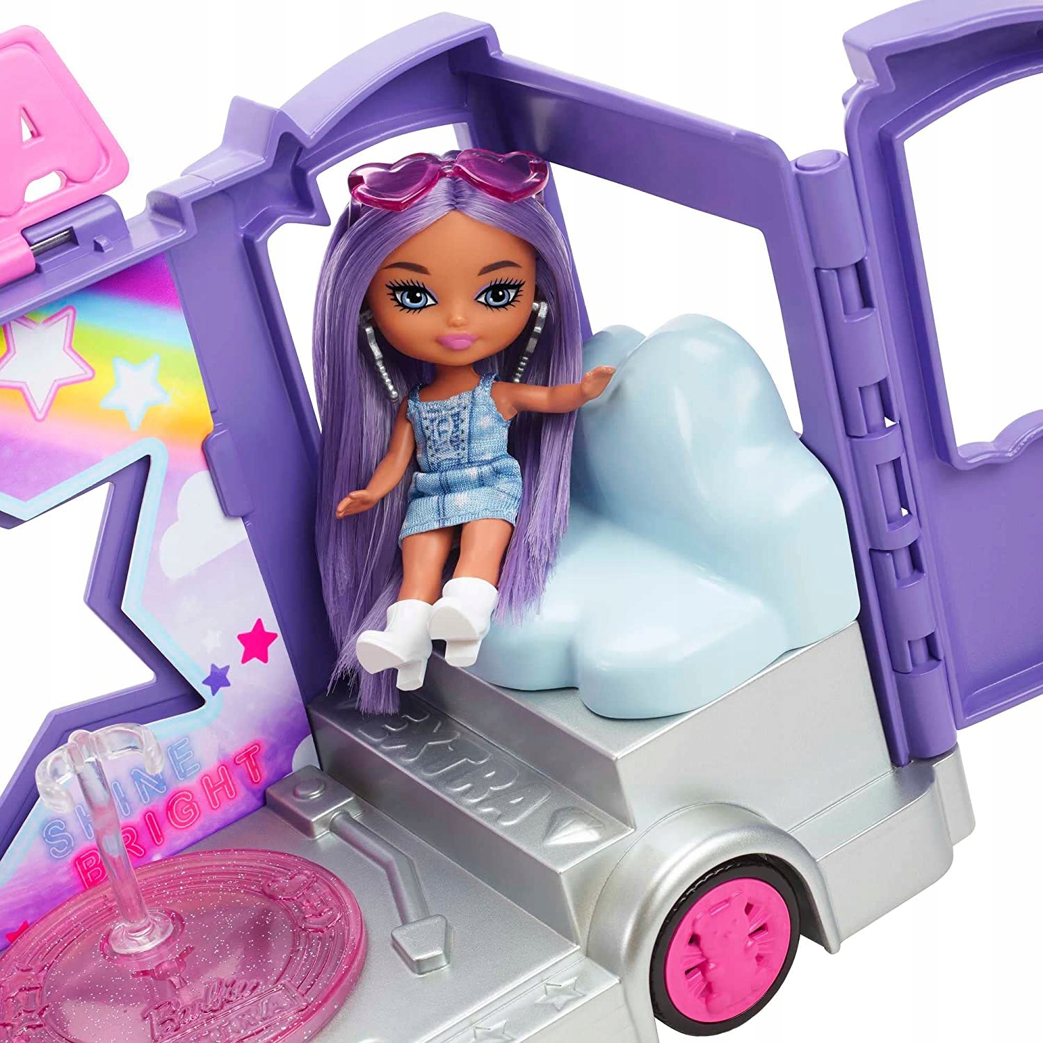 Barbie Extra Minis Minibus Koncertowy zestaw lalka Mini Minis HKF84 Mattel 7a2f31711ababb7f06eef86e2fa60eae