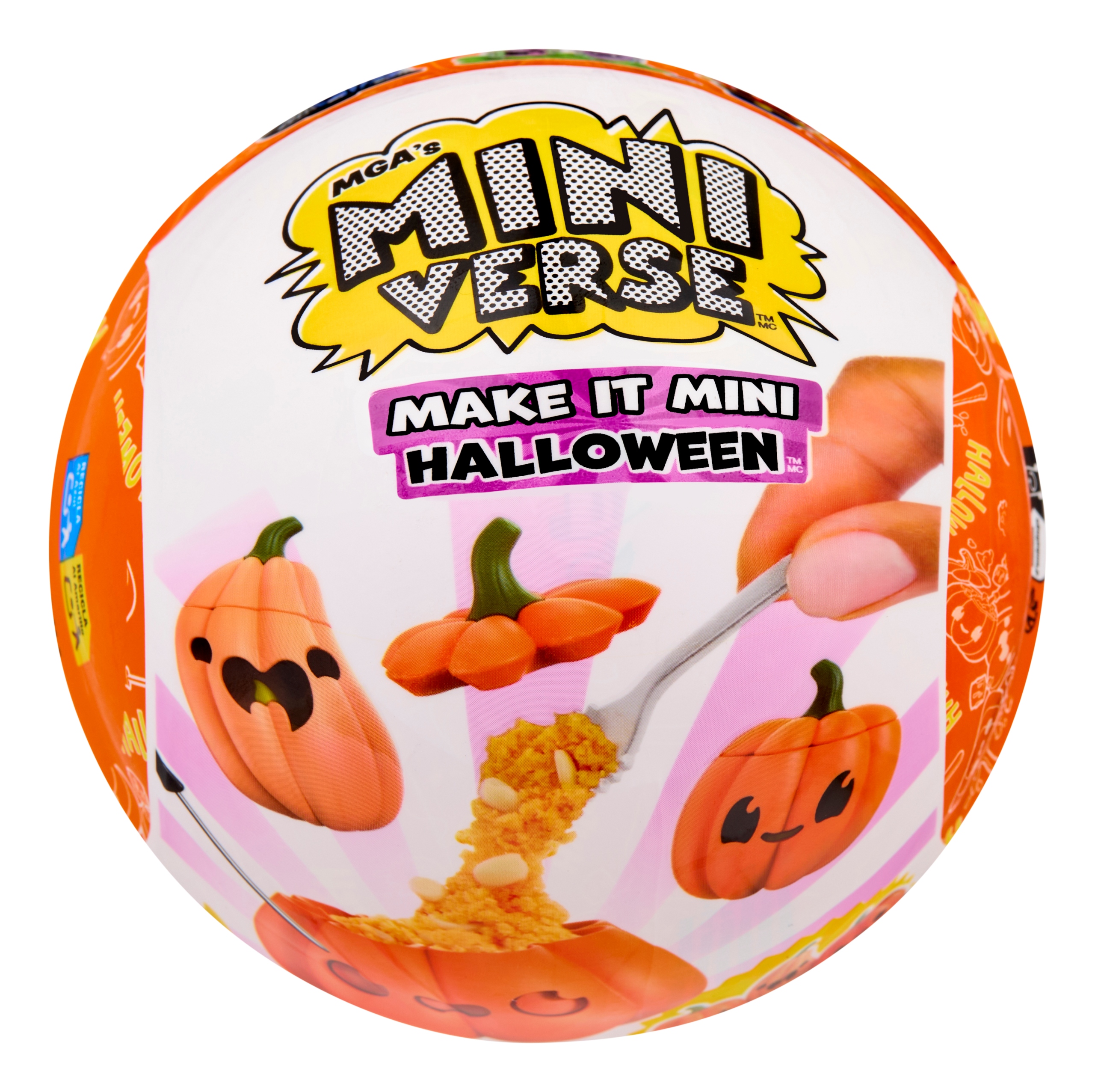 Miniverse Make It Mini Food Przekąski Halloween Straszna Seria 2025 MGA Miniverse Przekąski Halloween Straszna Seria kula niespodzianka MGA